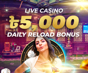 Live Casino Daily Reload Bonus