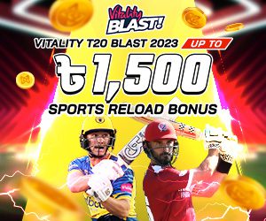 Sports Reload: Vitality - 10% up to 1,500 BDT